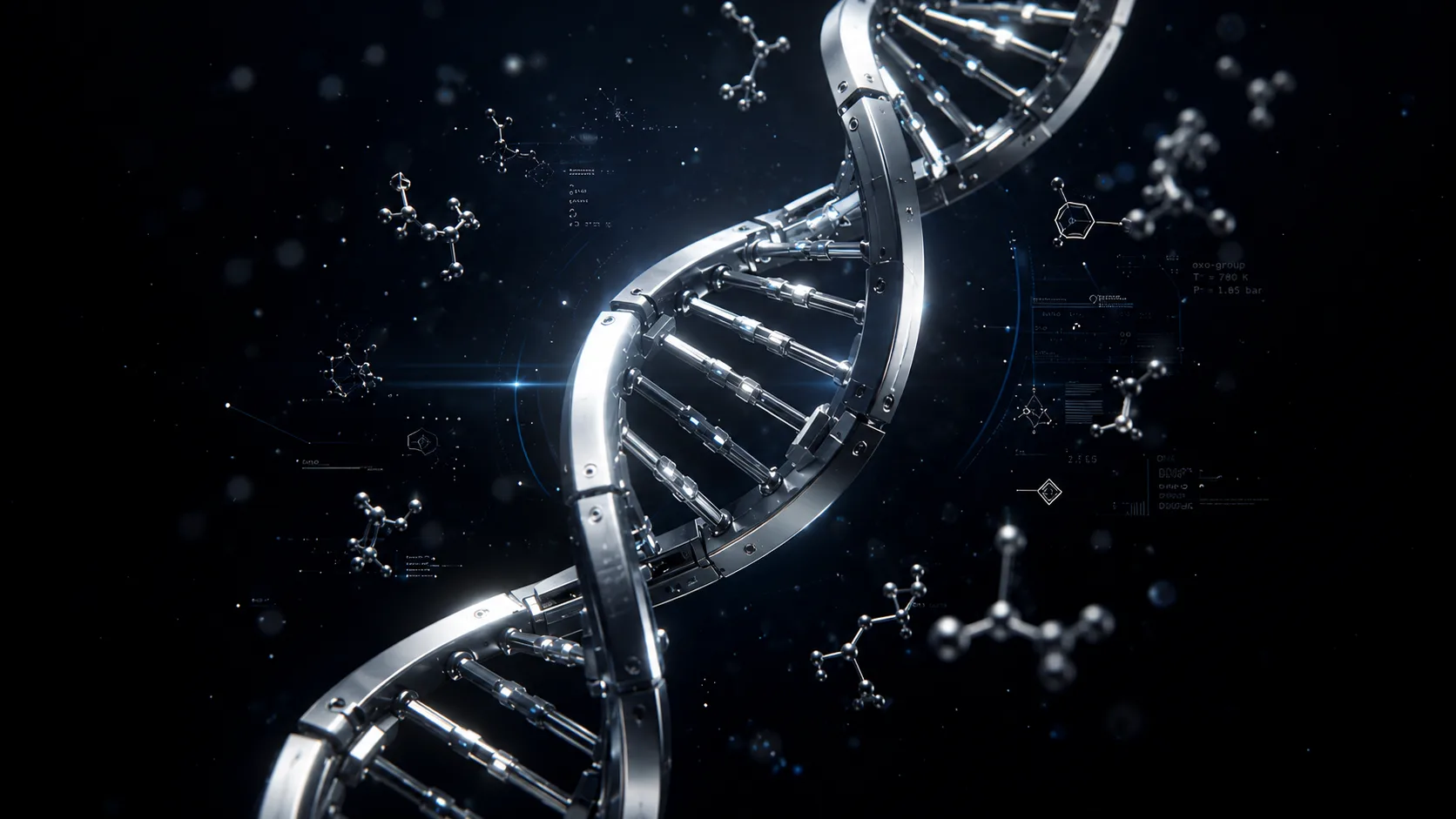 Molecular DNA structure Mobile
